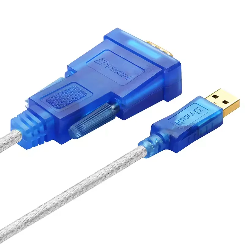 USB to 9 Pin RS232 Adapter Serial Computer Cable 0.5m 1m 1.2m 1.5m 2m USB 2.0 to Serial Braid Cable