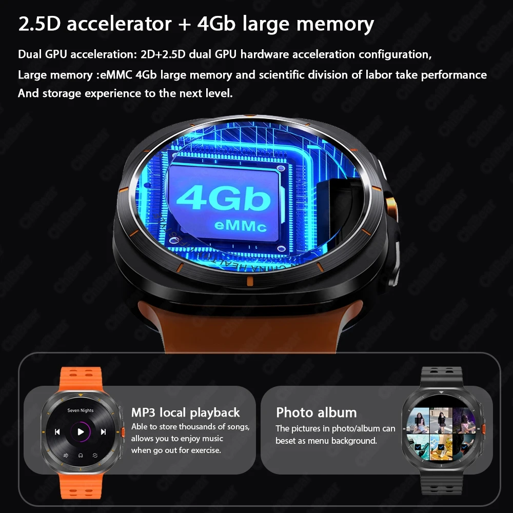 Original Samsung Galaxy DT 7 Ultra Smart Watch AMOLED Screen Multi-Function Sports Fitness Tracker Health smart watch 2025 NEW