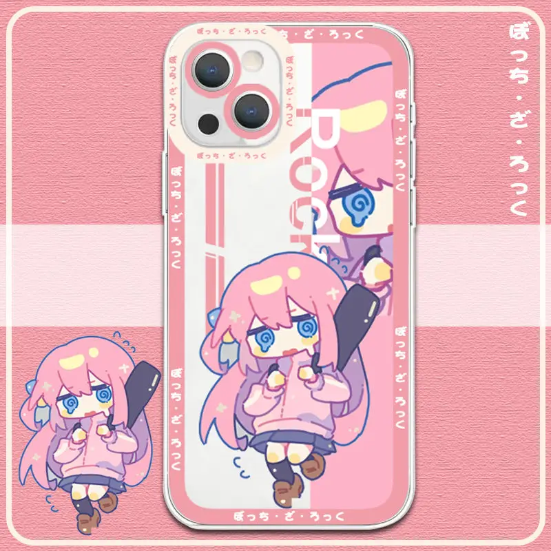 Copertina per iPhone con tema Bocchi The Rock: Stile, Protezione e Anime per il tuo Smartphone