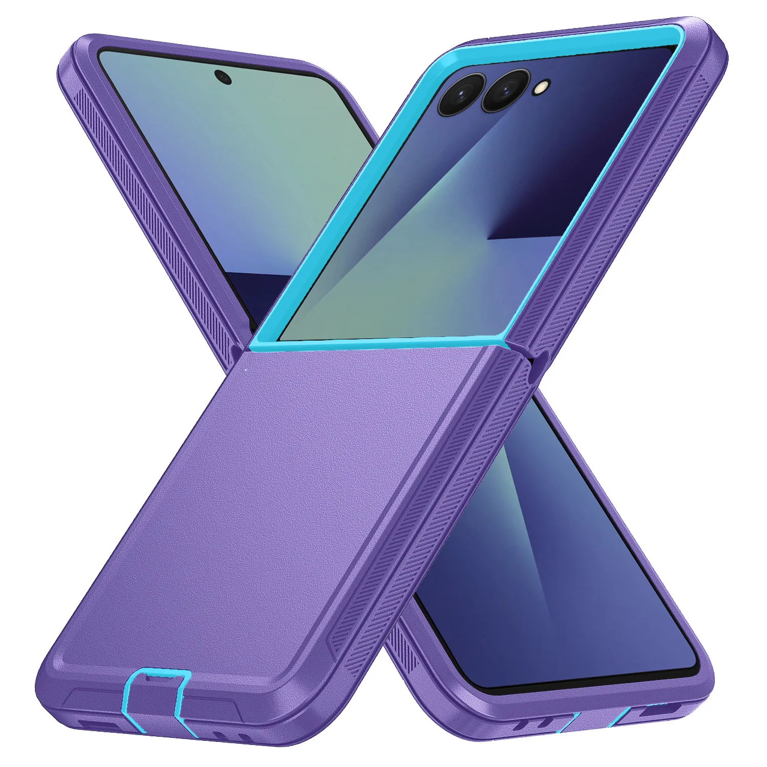 For Samsung Z Flip 7 Case Matte Translucent Hard PC TPU Bumper Shockproof Full Body Anti Scratch Ultra Thin Wireless Charging