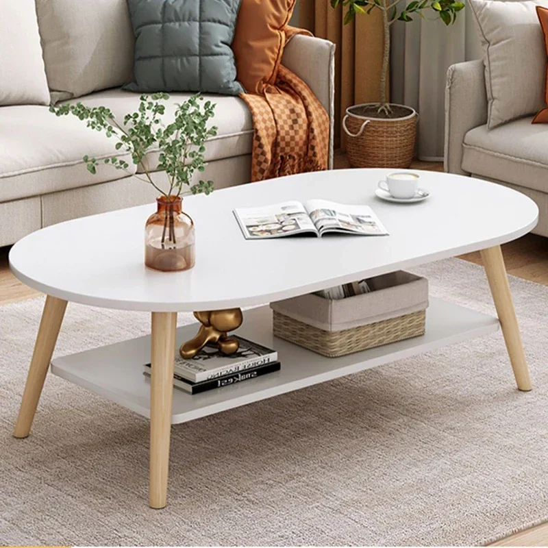 Wooden Modern Coffee Tables Auxiliary Neat Portable Living Room Center Table Nordic Koffietafels Living Room Furniture CJ003