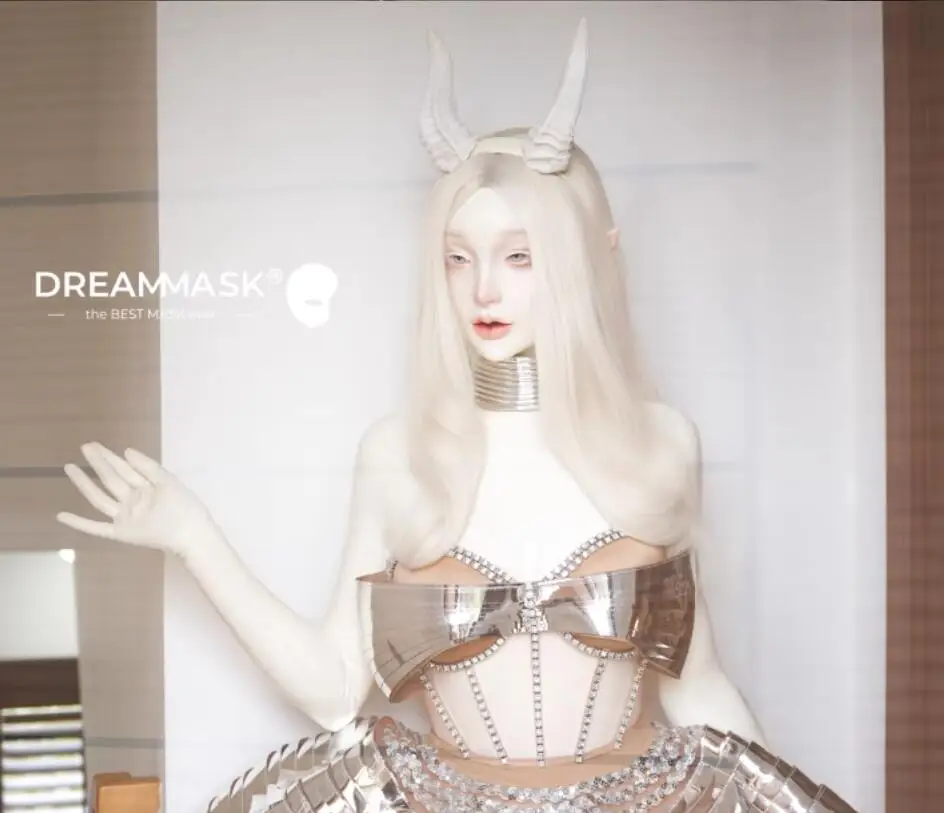 

(DW03W SERA)Dreammask DMS Crossdressing Full Head With Torso Cosplay Kigurumi Male To Female Silicone Desire Mask Drag Queen