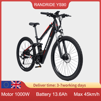 Electric bike RANDRIDE YS90 motor 1000W battery 48V13.6Ah electric mountain bike hydraulic disc brakes