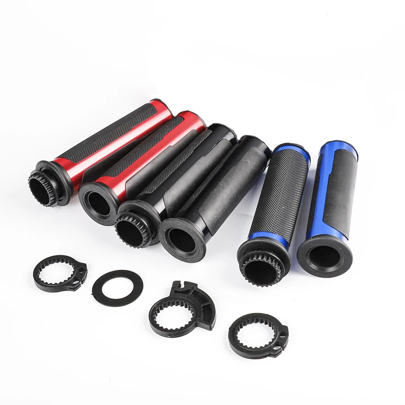 Motorcycle Handlebar Grips aluminum Rubber Moto Handle Thruster Grips For KAWASAKI Z Z900 Z800 Z750 Z650 Z300 Z1000 Z400 Z1000SX