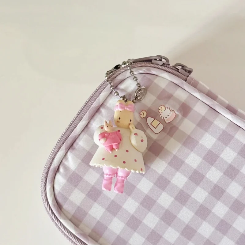 Sanrio Series Anime Rabbit Bunny Blind Box Toy Marron Cream Keychain Charms Collectible Accessories for Friends Birthday Gifts