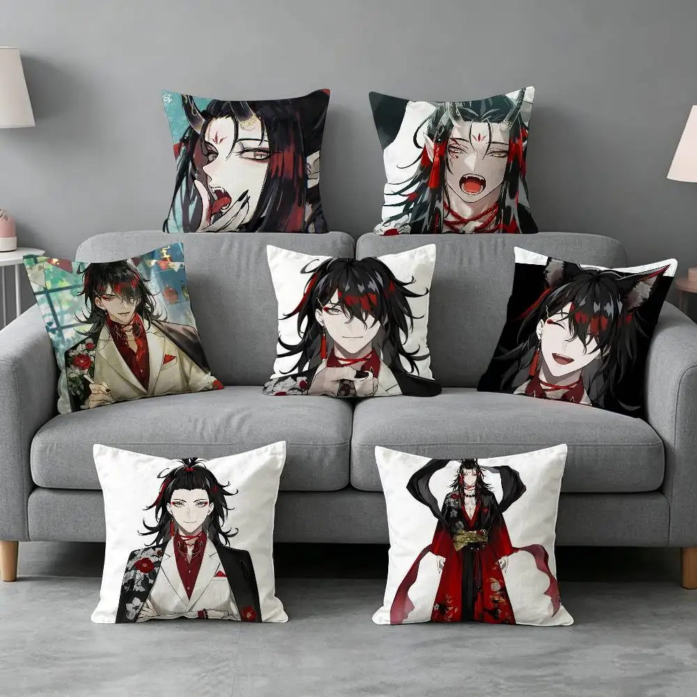 Anime VTuber Vox Akuma-A Pillow cover gift High definition digital printing,Surprise  vivid pattern Household.