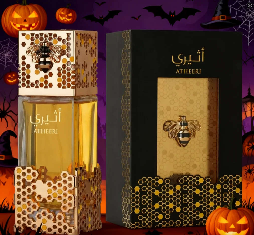 

Латтаф. туалетная вода Atheeri спрей нейтральный EDP парфюм 3,4 унции/100 мл, золотисто-желтая бутылка значно благородно и элегантно.