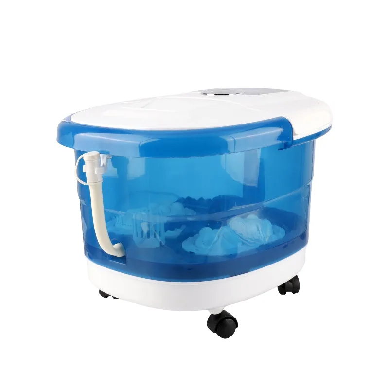 Overseas In Stock Portable Foot Spa Basin Smart Foot Massager Tub Large Soaking Bucket with Heating and Red light