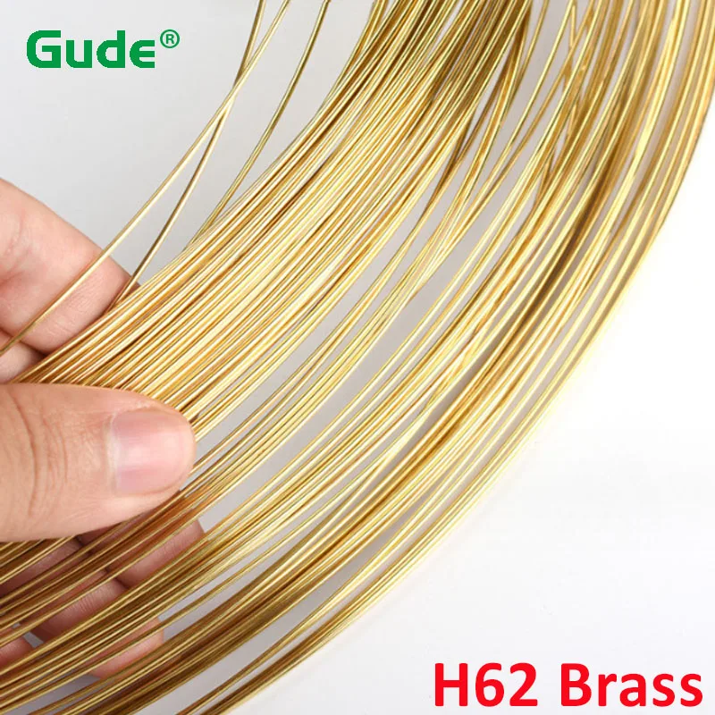 

1Meter H62 Brass Wire For Electrical Cable DIY Craft Jewelry 0.3mm 0.4mm 0.5mm 0.6mm 0.7mm 0.8mm~3mm