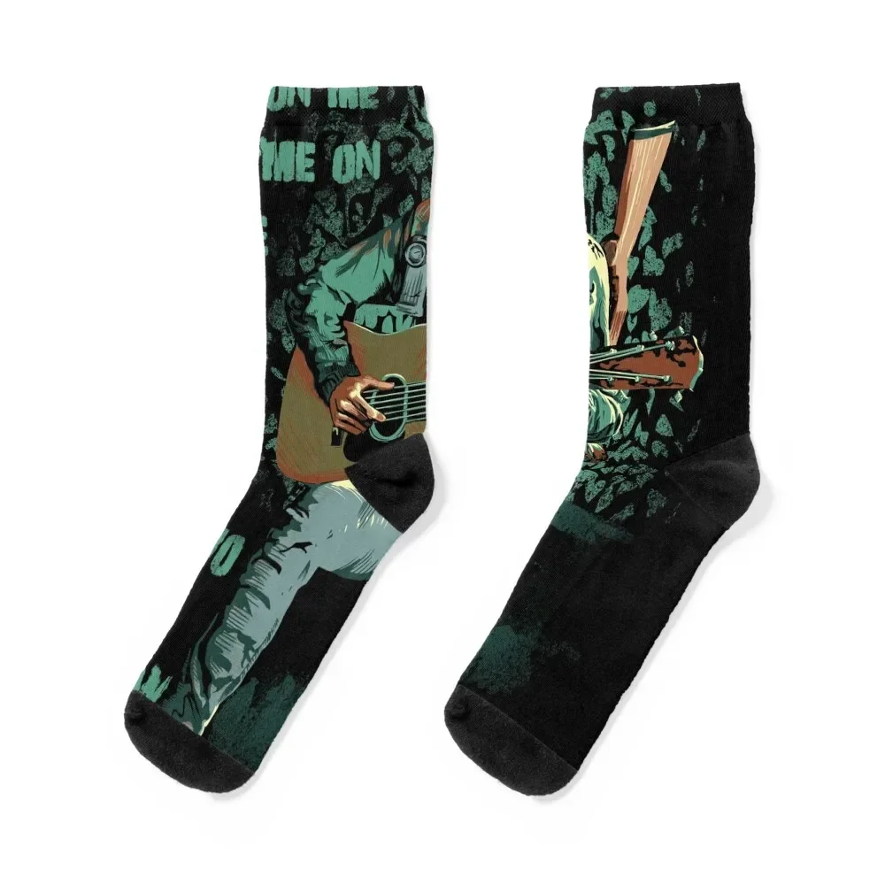 

THE LAST OF US Part II Ellie Take On Me, I'll be Gone Socks floral funny gifts bright garter Socks Man Women's