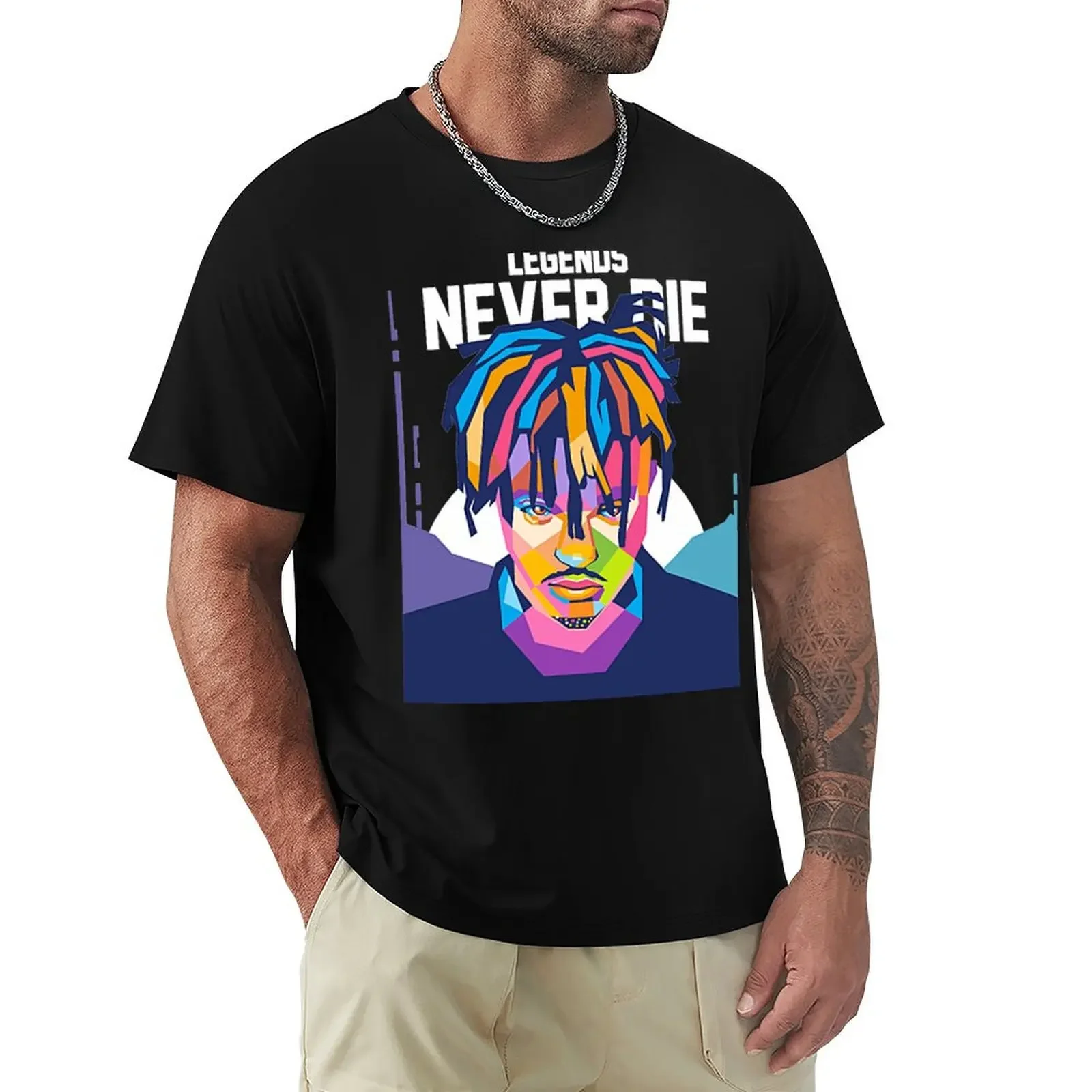 

Legends never die, juice T-Shirt quick-drying customs graphics mens clothing