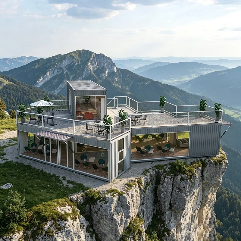 Ready Made Customized Prefabricated 40Ft 30Ft 20Ft Mobile Container Expandable House Bathroom Prefab Building Home Casa Modular