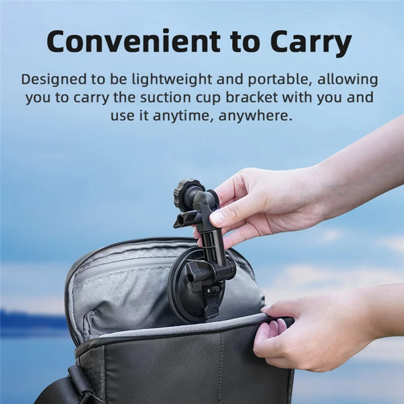 

CABE-Sports Camera Suction Cup Adjustable Mount For POCKET Series/ACTION Series/INSTA 360 Series Sports Cameras Accessories