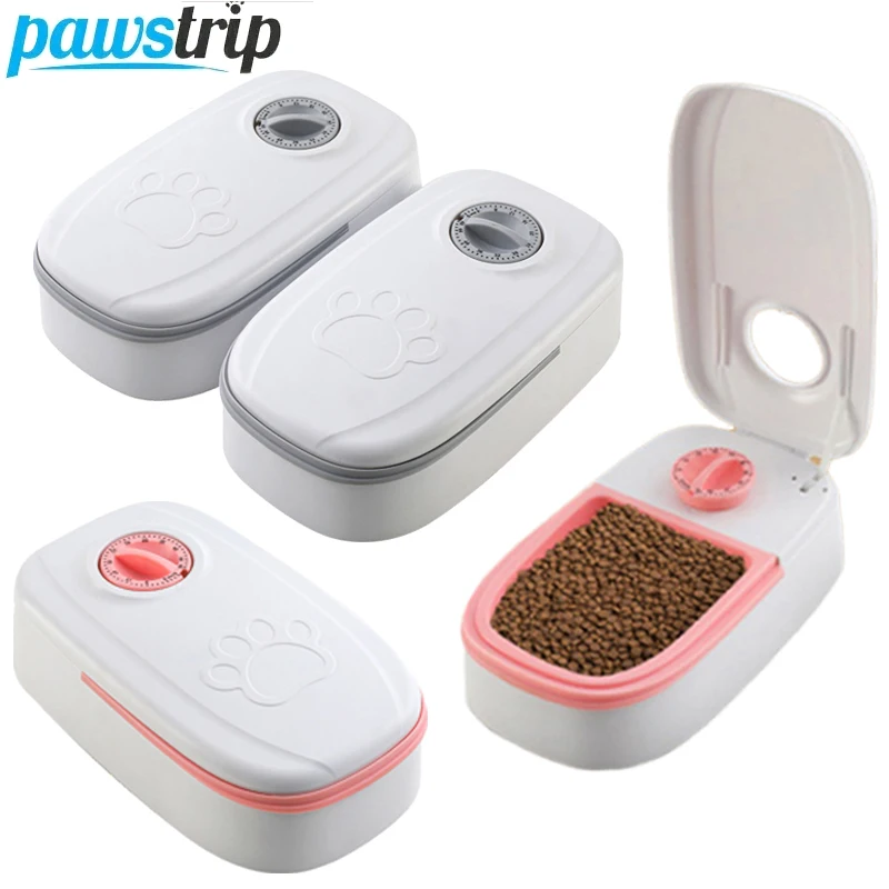 

Automatic Timing Pet Cat Feeder 350ml Cat Dish Bowl Double Pet Bowl for Cats Dogs Quantitative Pet Feeder Cat Accessories