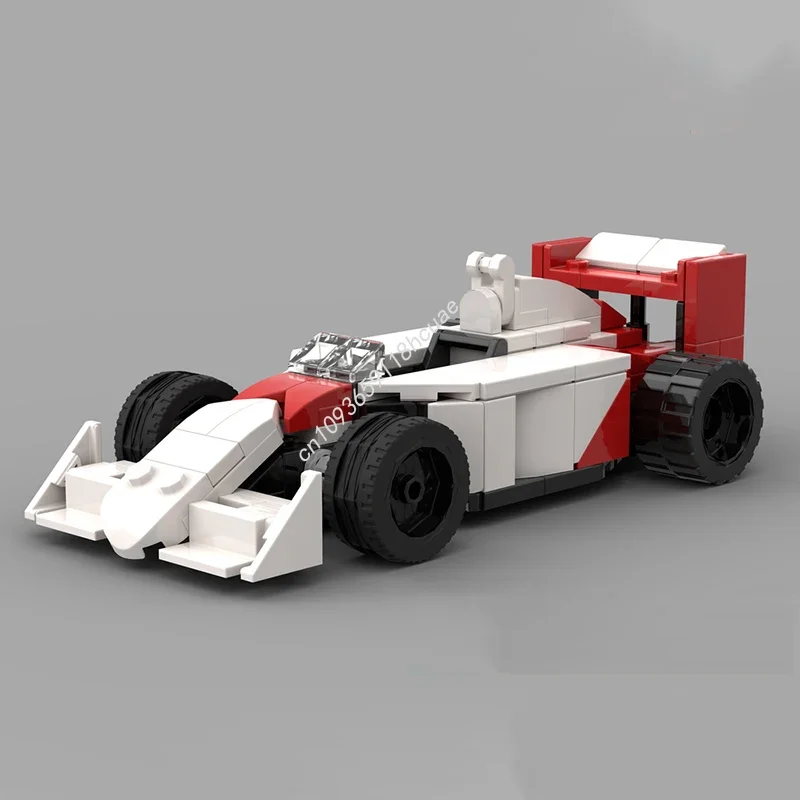 

Набор строительных блоков MOC McLaren MP4/4 City Champions Super Car, 169 деталей, развивающий конструктор STEM, пластиковая игрушка, подарок на Рождество