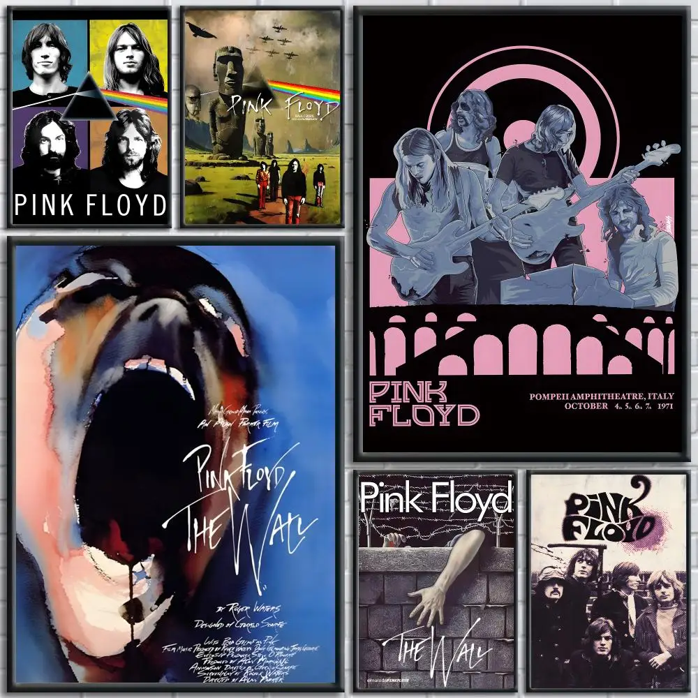 Pink Floyd band Poster Painting Prints Wall Art Picture Film Room Home Bar Cafe Decor Home  Mural