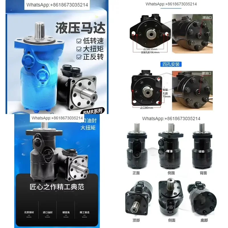 1PC for BMR-50 80 100 125 160 200 250 315 400 500 Cycloidal Hydraulic Motor Oil Motor