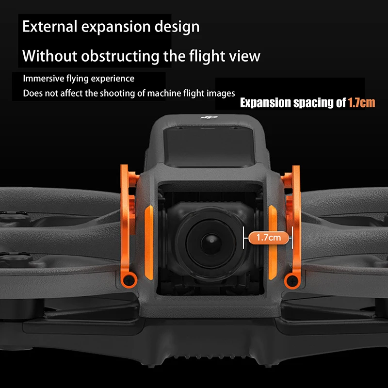 

For Avata 2 Drone Aluminum Alloy Bumper Bar Anti-Collision Gimbal Lens Protection Guard Bar For Avata2 Drone Accessories