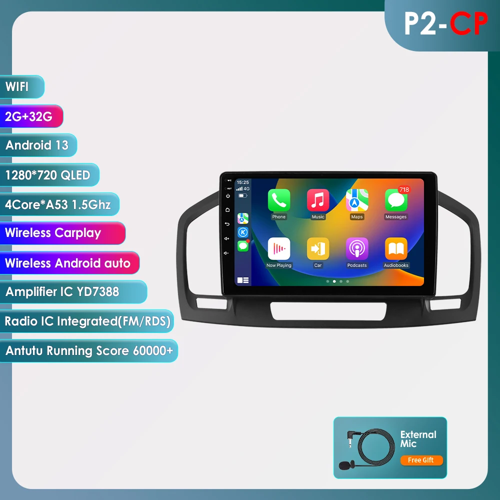 Carplay Android Auto Auto Intelligente Systemen voor Buick Regal Opel Insignia 2009 - 2017 Autoradio GPS Navigatie Stereo 7862 Octa Core Multimedia Speler