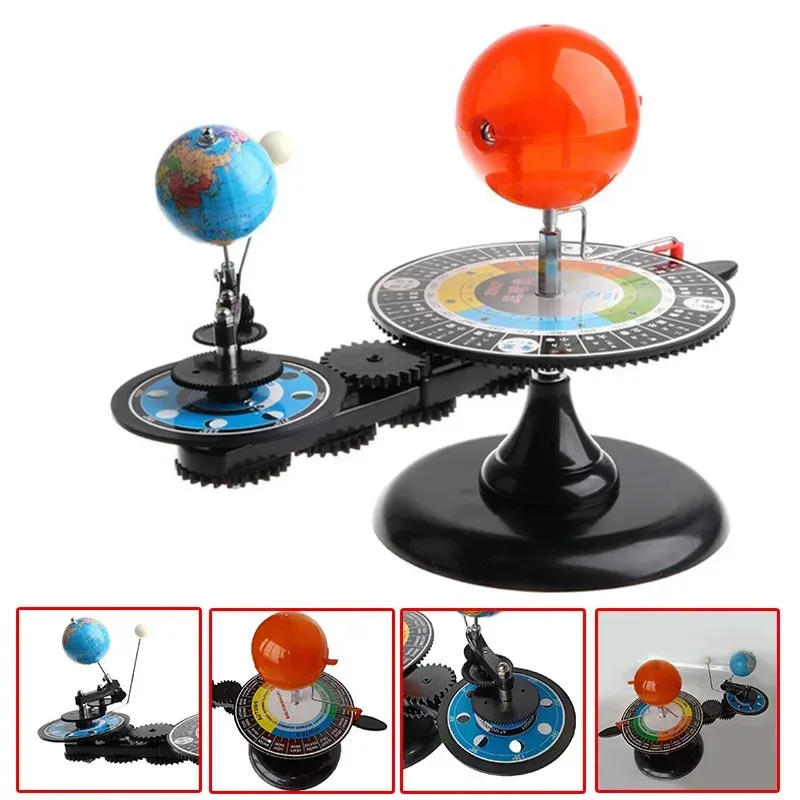 Sun Earth Moon Solar System Orbital Model, Educational Planetarium Project Kit for Science Astronomy Teaching Display
