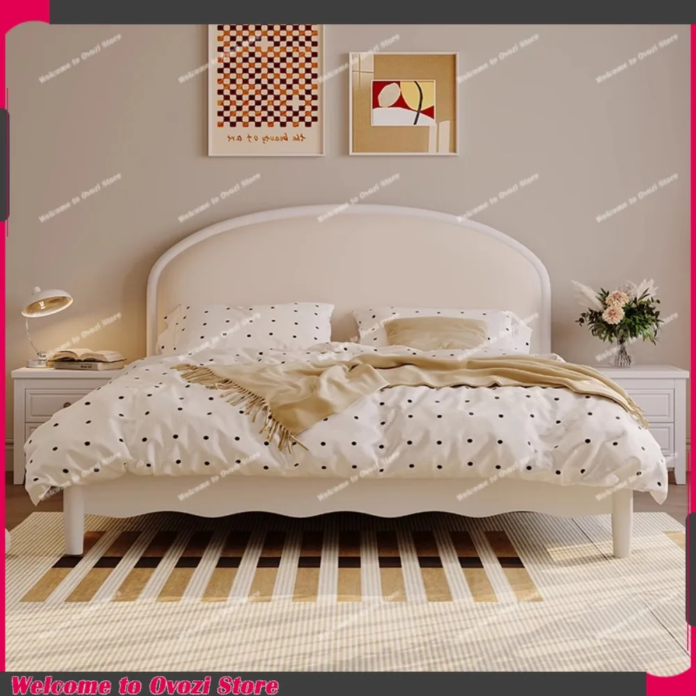 

Unique Organizer Beds Multifunctional Aesthetic Luxury Double Bed Minimalist Nightstands Camas De Dormitorio Bedroom Furniture