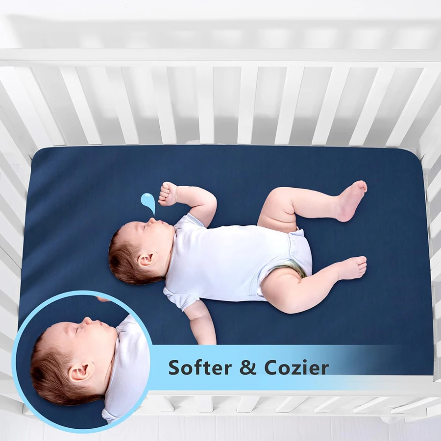 Ultra Zachte Draagbare Mini-Wieg Lakens Set Voor Baby Meisjes Jongens Ademende Lichtgewicht Playard Box Lakens Pad Cover Set Van 2