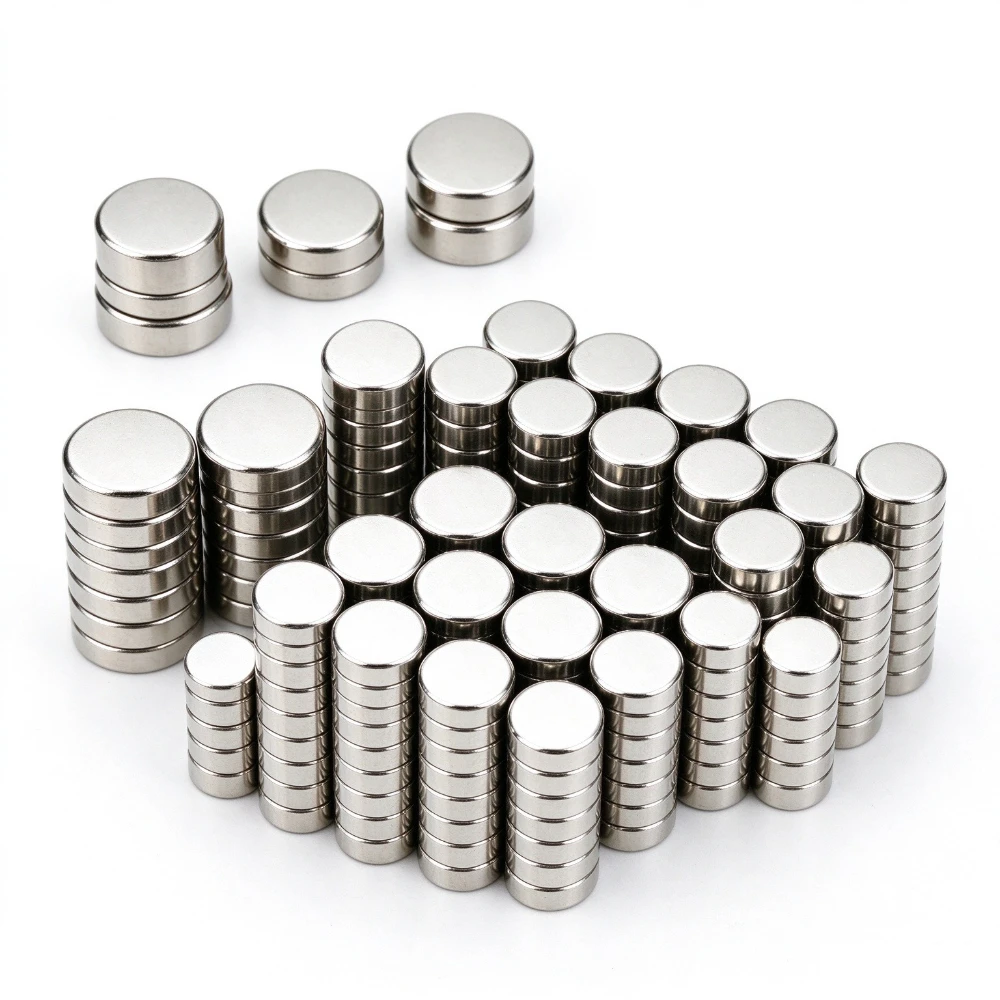 Round Mini Magnet 10x3mm 6x3mm, Practical Permanent Magnet For Home Decor, Bathroom, Warehouse Sorting, Office Organizing