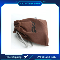 CVJ Velvet Headphone Storage Bag Bluetooth Earplug Headset Case Convenient Data Cable Hard Disk USB Flash Drive Protection Bag