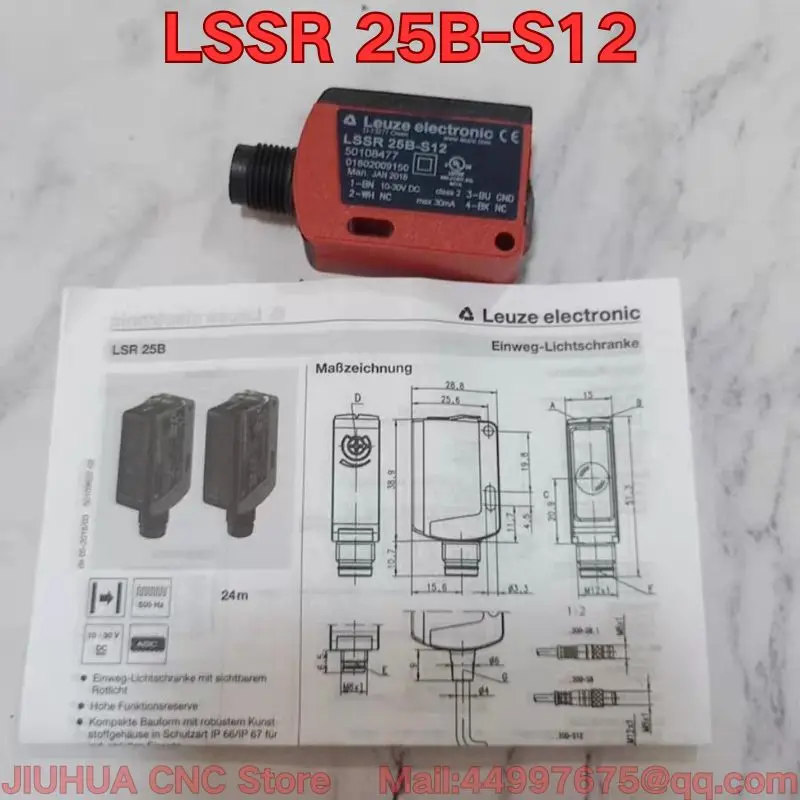 New LSSR 25B-S12 photoelectric sensor
