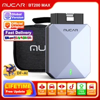 MUCAR BT200 MAX actualización gratuita versión Global escáner OBD2 automático sistema completo bidireccional 15 reinicio herramientas de diagnóstico de coche CANFD