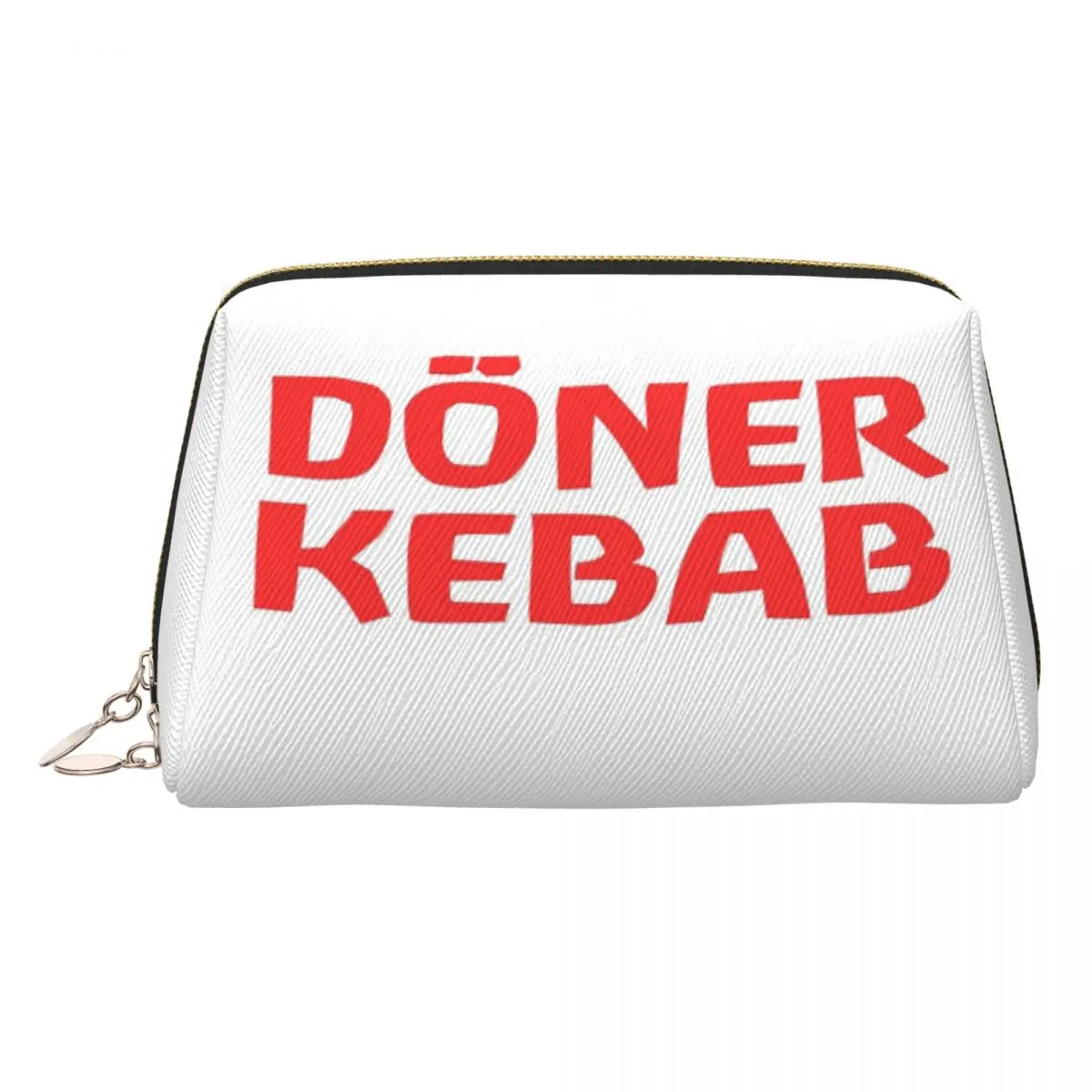 

Funny Doner Kebab Cartoon Women Cosmetic Bag Travel Makeup Organizer Pouch Toiletry Storage Dopp Kit Case