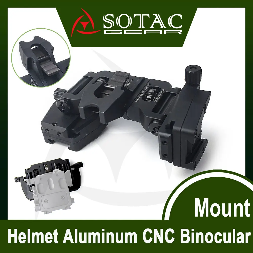 SOTAC Helmet Installation Binocular Bracket for NVG01 Mount Metal Night Vision Bridge Adapter Accessories