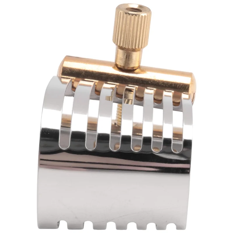 ABKV-2X Tenor Saxophone Clamp Instrument Mouthpiece Ligature Clip Sax Head Clip Saxophone Part Sax Ligature