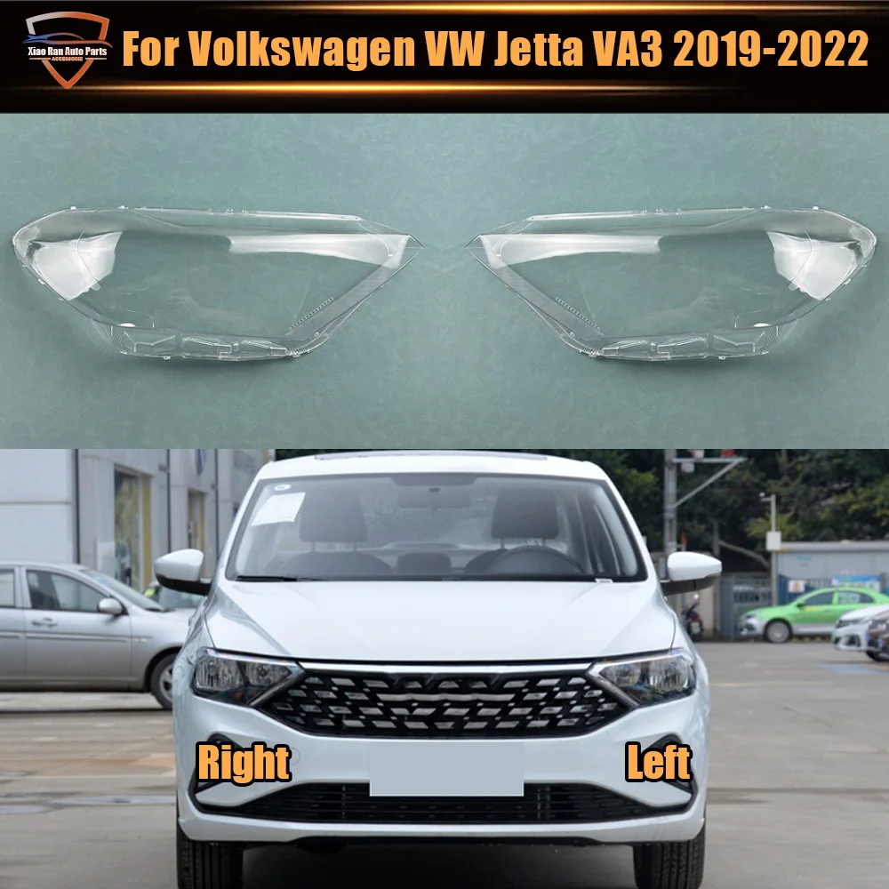 

For Volkswagen VW Jetta VA3 2019 2020 2021 2022 Transparent Lampshade Headlamp Cover Lamp Shade Headlight Shell Lens Plexiglass