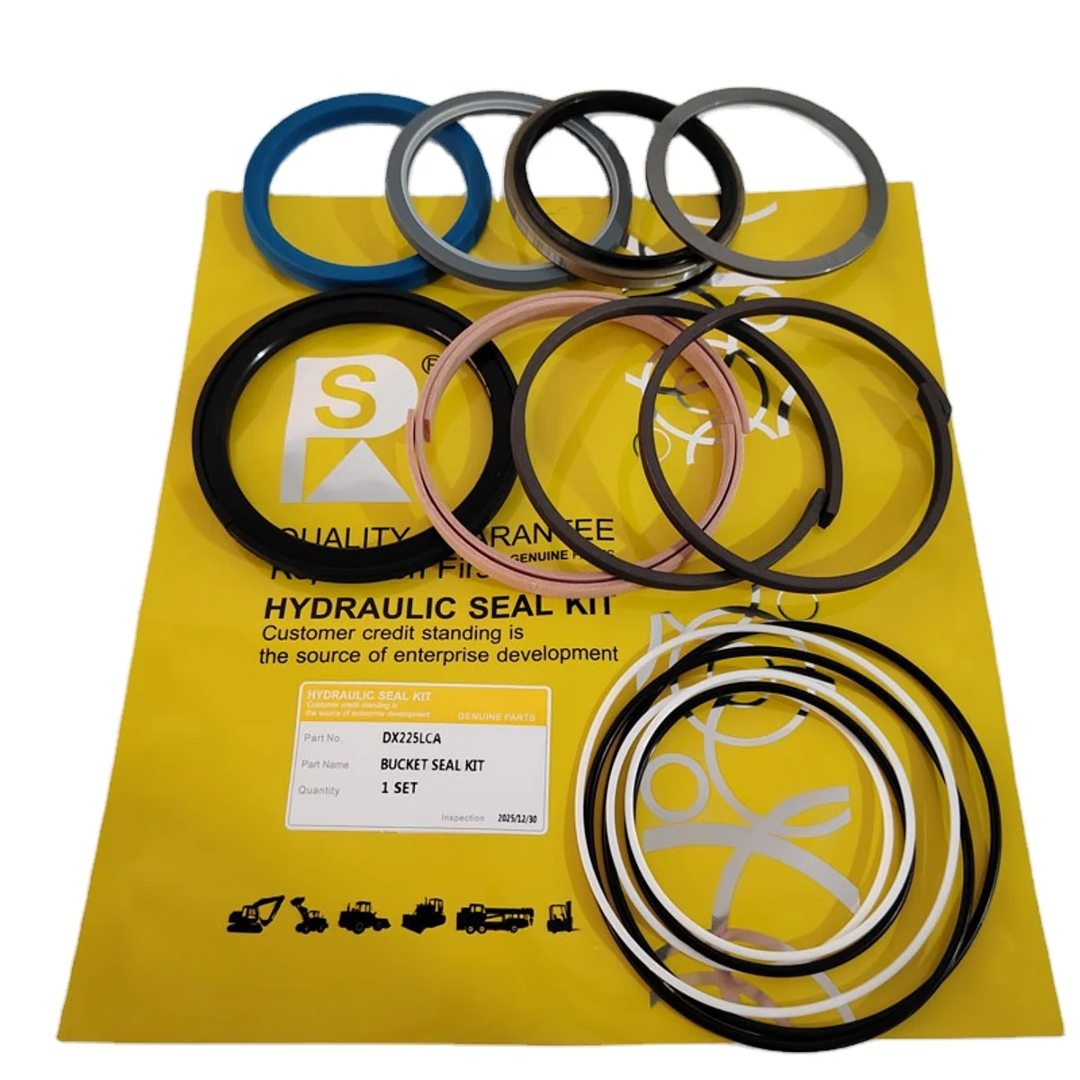 cheap PU NBR PTFE BUCKET SEAL KIT DX225LCA excavator