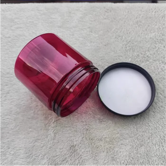 10/30/50pcs 200ml 250ml 300ml Empty Cream Jar Plastic Mask Jar Colorful Bottle Cosmetic Container Makeup Box Travel