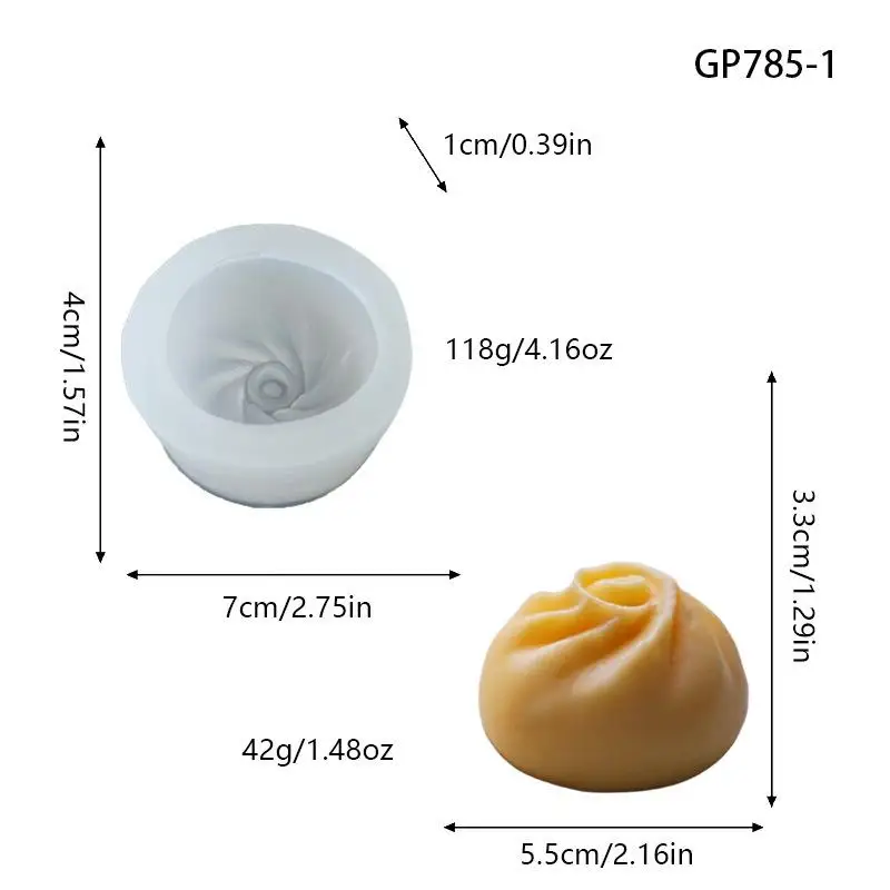 Multipurpose Non-Stick 3D Dumpling Silicone Mold
