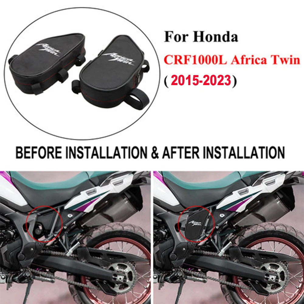 Motorcycle CRF 1000 L Repair Tool Placement Bag Frame Package Toolbox Waterproof For HONDAA crf1000L Africa Twin 2015 2016 2017