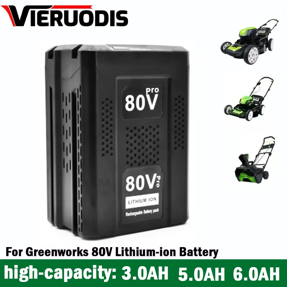 For Greenworks 24V 40V 60V 80V 82V BLF442 CSC404 CSF401/405 82CS27 82CS34 82BH22 82BD250 Power Tool Battery