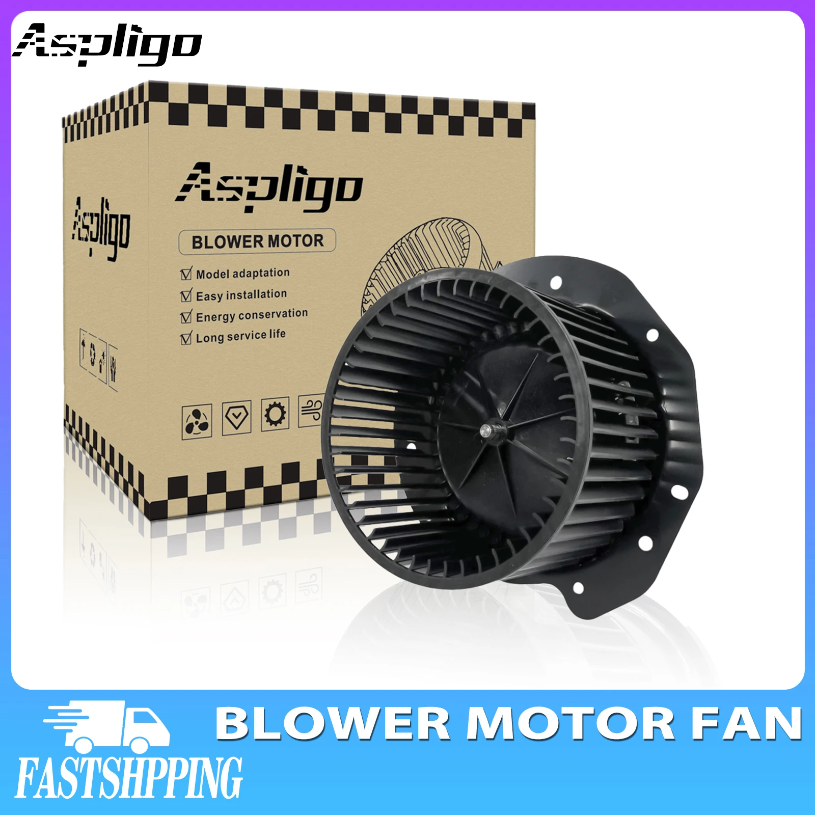 Aspligo New Air Conditioner AC Heater Blower Motor & Fan Cage FOTZ18504A F2TZ18527A 615-00514 61500514 330-58015-000 33058015000