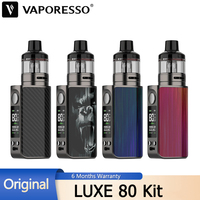 Original Vaporesso LUXE 80 Kit 2500mAh Battery 80W Box Mod Vape With 5ml GTX Pod 26 Fit GTX Coil E-Cigarette Vaporizer