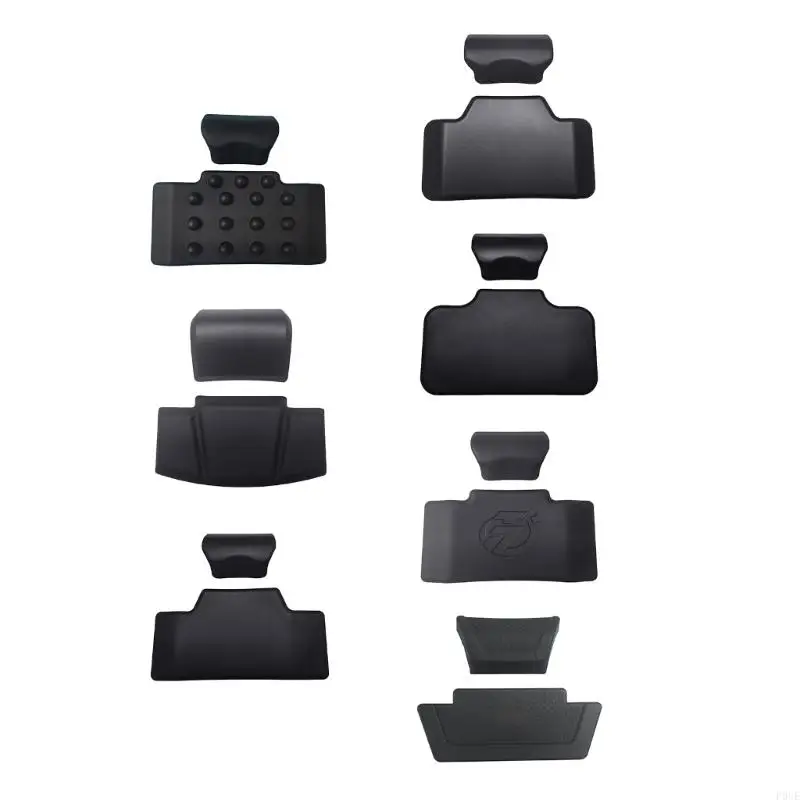 

P0UE Motorcycle Top Case Backrest Cushion Trunk Sticker Passenger Back Pad Rear