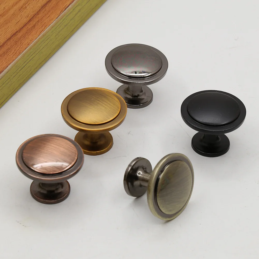 Round Mushroom Metal Cupboard Knobs Kitchen Door  Zinc Alloy Handles Cabinet Pull Furniture Drawer Hardware Bar Wardrobe Handle