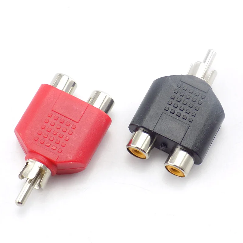 RCA Connector Male To Male Female AV Jack RCA Plug Video Plug Converter Adapter DIY Audio Cable CCTV Camera Security System