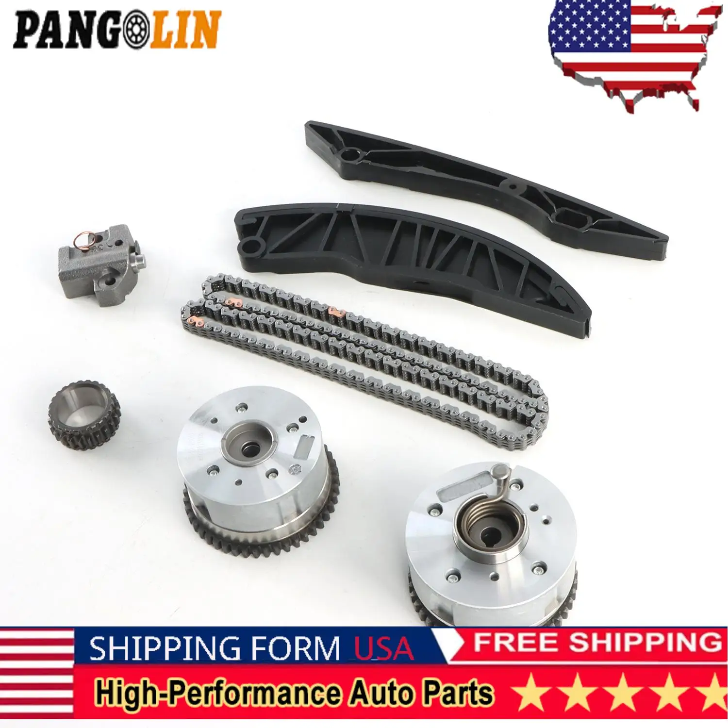 

PANGOLIN G4FG Engine 1Set Timing Chain Kit 24440-2B000 For Hyundai Kia Creta Veloster ProCeed Rio Elantra Solaris 1.6L Car Parts