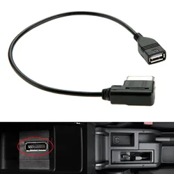 1 PC Media-In AMI MMI MDI AUX To Car Music Interface USB Adapter Cable For Audi A3 A4 A5 A6 A8 Q5 Car-Styling