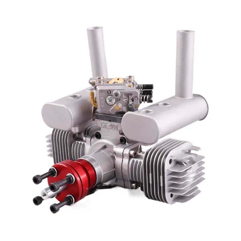 Two-cylinder model aircraft engine remote control hydraulic drone balsa fixed-wing aircraft