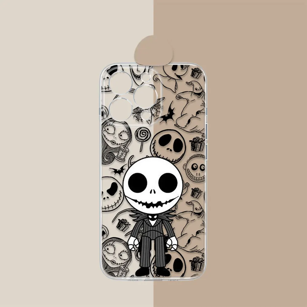 The Nightmare Before Christmas Case For Infinix Note 40PRO 30 30 12 Vip 12G96 11 10 Tecno Camon 30 20 19 Pova 6 5 PRO Cover Capa