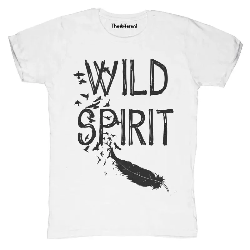 Nueva Camiseta Fiammata Hombre Wild Spirit Piuma con Identificación y Regalo
