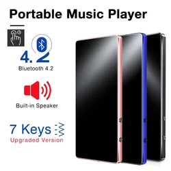 Portable MP3 Music Player with Touch key Built-in Speaker Bluetooth HiFi Video Recorder/Browser/E-book Sport For Walkman